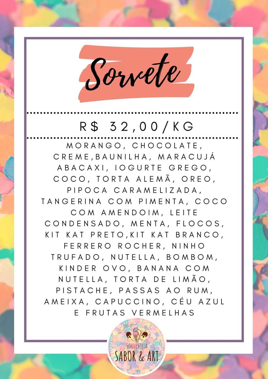 Sorvete Artesanal